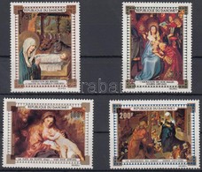 ** 1971 Karácsony; Festmények Sor Mi 463-466 - Autres & Non Classés