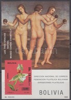 ** 1985 Raffaello Festmények Vágott Blokk Mi 148 - Andere & Zonder Classificatie