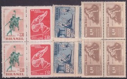 ** 1952-1960 Sport 4 Klf Négyestömb - Autres & Non Classés