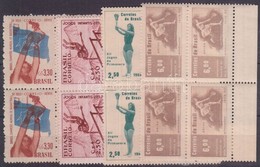 ** 1957-1960 Sport 4 Klf Négyestömb - Autres & Non Classés