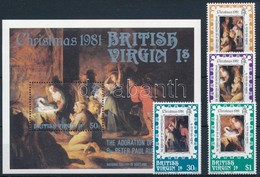 ** 1981 Rubens Festmények Sor Mi 419-422 + Blokk Mi 16 - Altri & Non Classificati