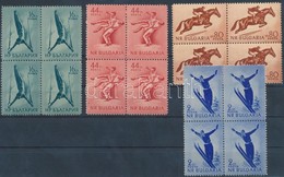 ** 1954 Sport Sor Négyestömbökben Mi 928-931 - Andere & Zonder Classificatie