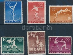 ** 1956 Nyári Olimpia Melbourne Sor Mi 996-1001 (1L Rozsda / Stain) - Andere & Zonder Classificatie