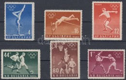 ** 1956 Nyári Olimpia Sor Mi 996-1001 - Andere & Zonder Classificatie