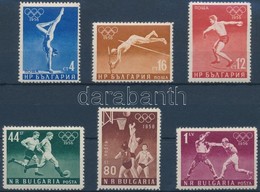 ** 1956 Nyári Olimpia, Melbourne Sor Mi 996-1001 - Andere & Zonder Classificatie