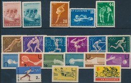 ** 1957-1961 Sport 4 Db Sor + 3 Db Bélyeg Mi 1019-1020, 1076-1078, 1153 A, 1162, 1172-1177, 1184, 1224-1229 - Other & Unclassified