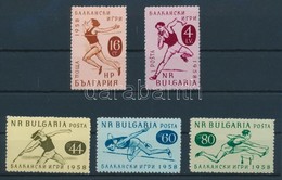 ** 1958 Balkáni Játékok Sor Mi 1088-1092 - Andere & Zonder Classificatie