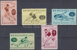 ** 1958 Balkáni Sportjátékok Sor Mi 1088-1092 - Autres & Non Classés