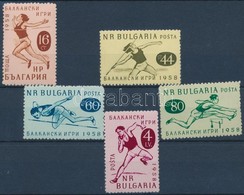 ** 1958 Balkáni Sportjátékok Sor Mi 1088-1092 - Sonstige & Ohne Zuordnung