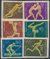 ** 1960 Nyári Olimpia Vágott Sor Mi 1178-1183 - Andere & Zonder Classificatie