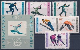 ** 1964 Innsbruck-i Olimpia Sor + Blokk Mi 1426-1431 + 12 - Andere & Zonder Classificatie