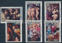 ** 1977 Festmény Sor Mi 690-695 - Other & Unclassified