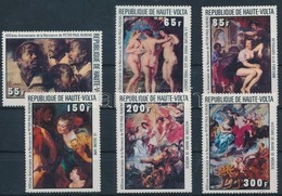 ** 1977 Festmény Sor Mi 690-695 - Altri & Non Classificati