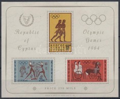 ** 1964 Tokiói Nyári Olimpia Blokk Mi 2 - Sonstige & Ohne Zuordnung