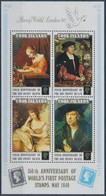 ** 1990 STAMP WORLD LONDON Nemzetközi Bélyegkiállítás: Festmények Blokk Mi 195 - Autres & Non Classés