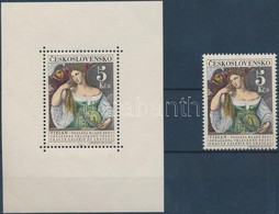 ** 1965 Festmény Bélyeg Mi 1560 + Blokk Mi 22 - Otros & Sin Clasificación