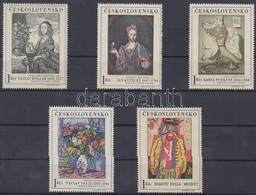 ** 1966 Festmények Sor Mi 1668-1672 - Andere & Zonder Classificatie