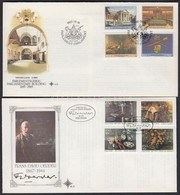 1985 Festmények + Parlament 2 Sor Mi 665-668 + 670-673 2 FDC - Other & Unclassified