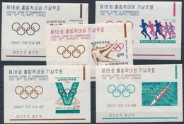 ** 1964 Tokiói Olimpia Blokksor Mi 194-198 - Otros & Sin Clasificación