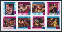 ** 1978 Aktfestmények  Vágott Kisív Mi 1316-1323 - Andere & Zonder Classificatie