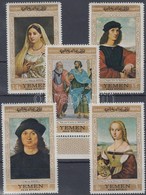 ** 1968 Raffaello Festmények (I.) Sor, Közte ívszéli Bélyeg Mi A751-A755 - Other & Unclassified