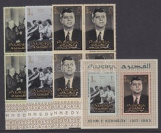 ** 1965 Kennedy Mi 28-37 Négyes Tömbökben + Blokk 1 - Other & Unclassified