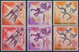 ** 1963 Előolimpiai Sportjátékok 2 Sor Felülnyomás Változatokkal Mi 211-213 A + B - Autres & Non Classés