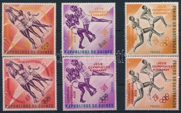 ** 1963 Előolimpiai Sportjátékok 2 Sor Felülnyomás Változatokkal Mi 211-213 A + B - Autres & Non Classés