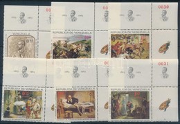 ** 1966 Festmények ívsarki Sor Mi 1661-1666 - Altri & Non Classificati