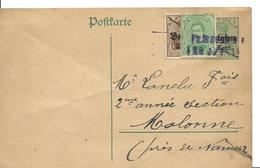 Guerre 14 18 LESSINES Cachet De Fortune Sur Entier Annulé 10.1.1919 ...G - Fortune Cancels (1919)