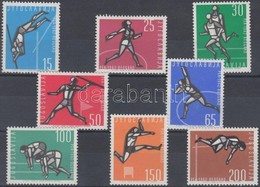 ** 1962 Atlétika EB Sor Mi 1016-1023 - Sonstige & Ohne Zuordnung