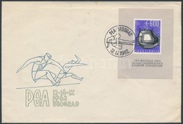 1962 Atlétika EB Vágott Blokk FDC-n Mi 9 - Sonstige & Ohne Zuordnung