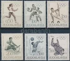 ** 1968 Nyári Olimpia, Mexikó Sor Mi 1290-1295 - Autres & Non Classés