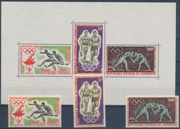 ** 1964 Tokiói Olimpia Sor + Blokk Mi 410-412 + 2 - Andere & Zonder Classificatie