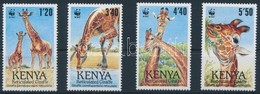 ** 1989 WWF Zsiráfok Sor,
WWF Giraffes Set
Mi 481-484 - Other & Unclassified