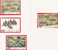 1972 Festmények Mi 900-907 Postai Ismertetőben, Beragasztva - Other & Unclassified