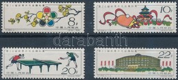 ** 1961 Asztalitenisz Sor Mi 591-594 - Other & Unclassified