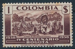 ** 1938 Bogotá Város 400 éves Sor Záróértéke Mi 395 (rozsdafoltok) - Andere & Zonder Classificatie