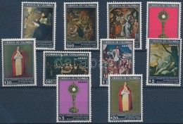 ** 1968 Eucharisztikus Világkongresszus Sor Mi 1125-1134 - Sonstige & Ohne Zuordnung