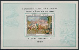 ** 1968 Bélyegkiállítás; Festmény Blokk Mi A 31 - Altri & Non Classificati