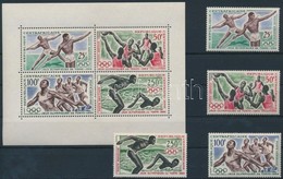 ** 1964 Olimpia Tokió Sor Mi 59-62 + Blokk 2 - Other & Unclassified