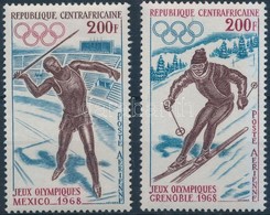 ** 1968 Téli Olimpia Sor Mi 158-159 - Autres & Non Classés