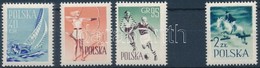 ** 1959 Sport Or Mi 1086-1089 (Mi 1089 Eltolódott Kék Színnyomat) - Other & Unclassified