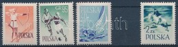 ** 1959 Sport Or Mi 1086-1089 (Mi 1089 Eltolódott Kék Színnyomat) - Altri & Non Classificati