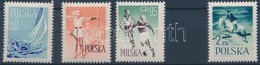 ** 1959 Sport Or Mi 1086-1089 (Mi 1089 Eltolódott Kék Színnyomat) - Autres & Non Classés