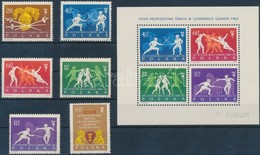 ** 1963 Vívó Világbajnokság Sor Mi 1405-1410 A + Blokk Mi 29 - Other & Unclassified