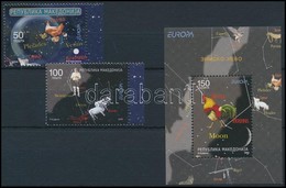 ** 2009 Asztronómia Sor + Blokk,
Astronomy Set + Block
Mi 502-503 + 19 - Altri & Non Classificati