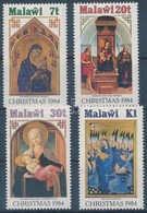 ** 1984 Karácsony: Festmények Sor Mi 437-440 - Autres & Non Classés