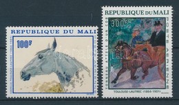 ** 1967 Toulouse-Lautrec Festmények Mi 158-159 - Andere & Zonder Classificatie