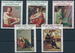 ** 1967-1968 Ingres: Festmény (I-II) Sor Mi 323-324 + 344-346 - Otros & Sin Clasificación